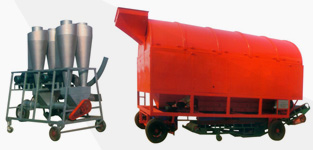 Cylinder grain cleaning machine